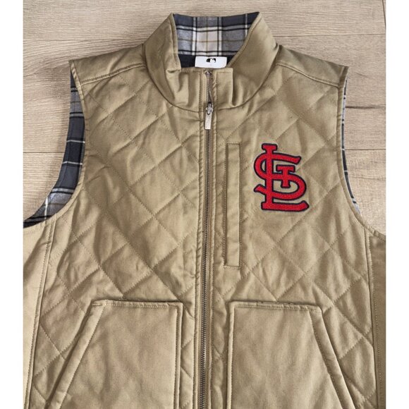 Men's St. Louis Cardinals Darius Rucker Reversible Canvas Vest Size Medium NWT - Picture 7 of 10